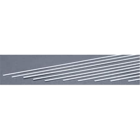 Evergreen 0.04 X 0.08 In. Styrene Strips Railroad Scratch Building Supply, White EVG144